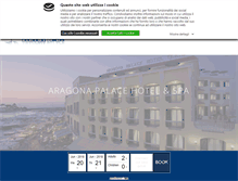 Tablet Screenshot of hotelaragona.it